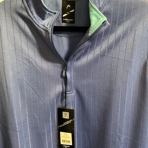 HEAD Men's Light Blue Pinstripe Jacket